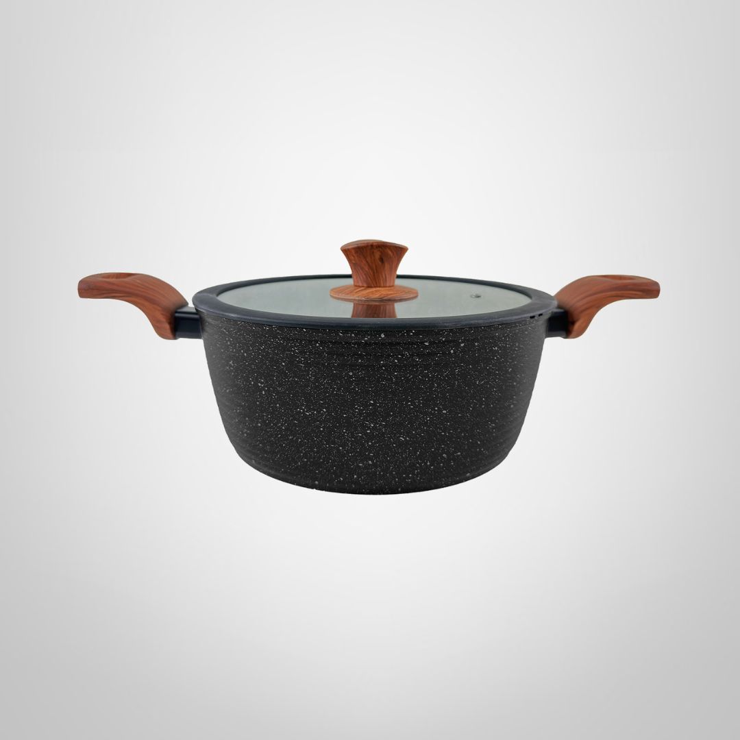 Cacerola Antiadherente de 28cm "Preto" CUORI