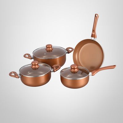 Juego de Ollas de Cocina de Cerámica 7 Piezas "Chef" CUORI