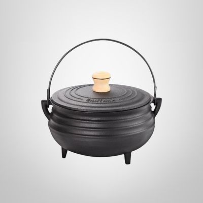 Cacerola Bruja de Hierro Fundido Triple 18cm