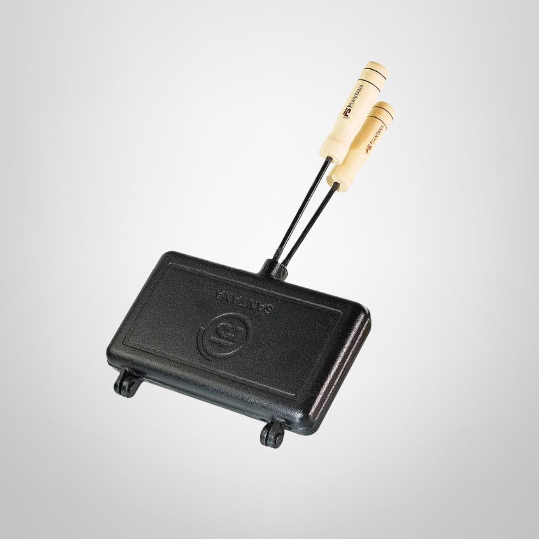 Sandwichera Doble de Hierro Fundido 34,5x20cm SANTANA