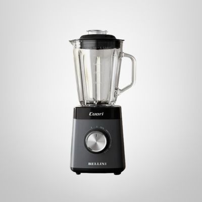 Licuadora c/Jarra de Vidrio 1,5 Litros 400W "Bellini" CUORI
