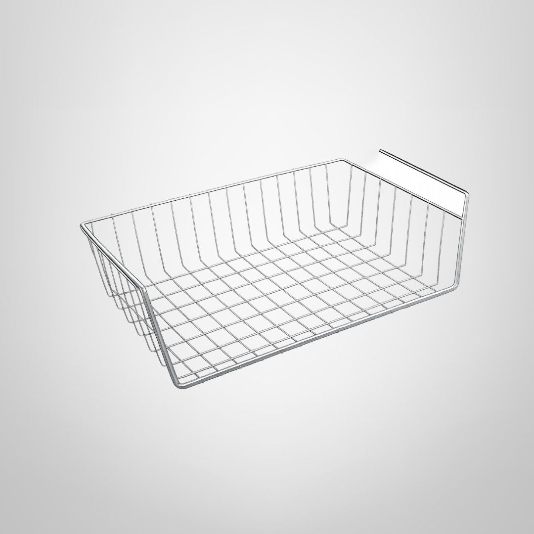 Estante Colgante para Armario/Mesada de Acero Inoxidable 40cm METALTEX