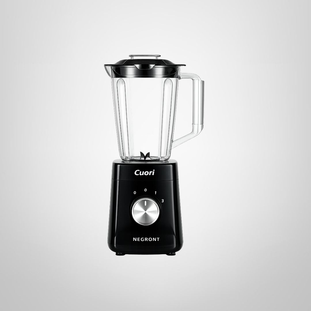 Licuadora con Vaso de Acrílico 1,5 Litros 400w "Negroni" CUORI