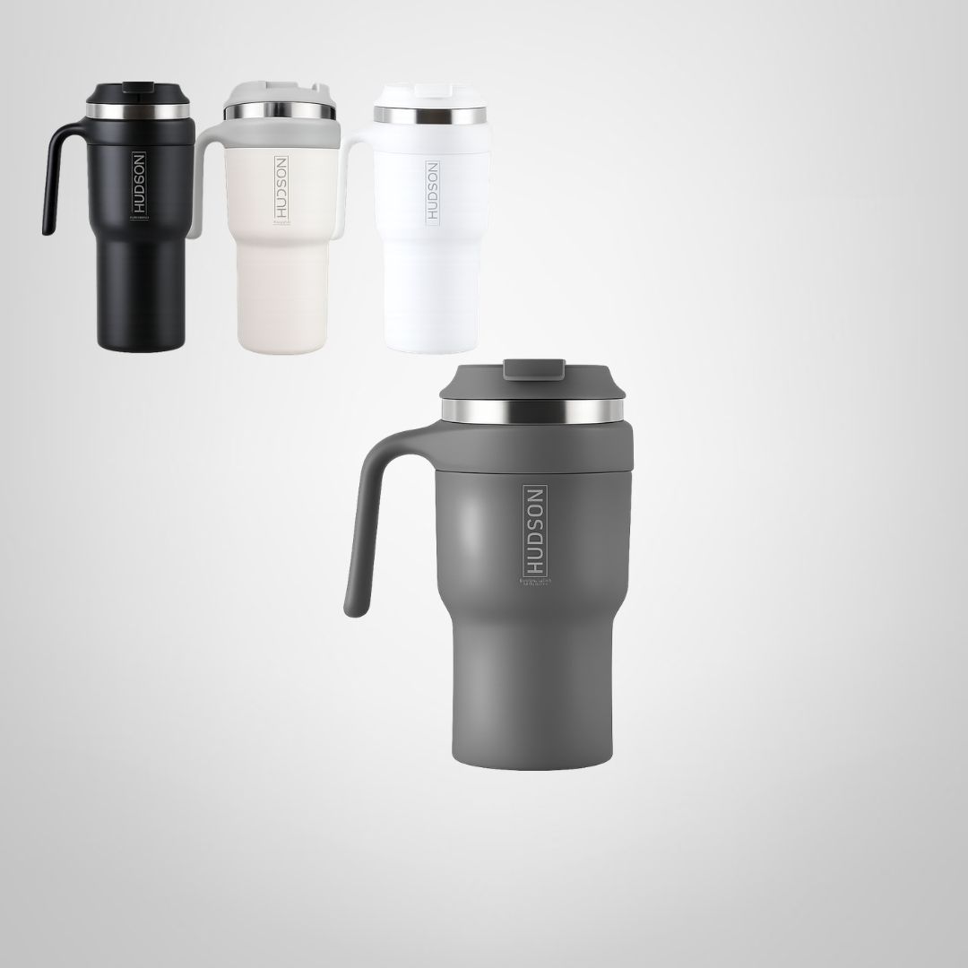 Vaso Térmico de Acero Inoxidable c/Asa 600ml HUDSON