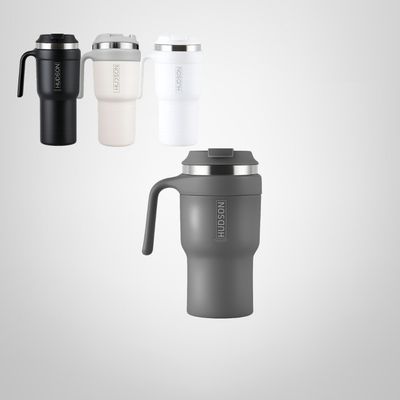 Vaso Térmico de Acero Inoxidable c/Asa 600ml HUDSON