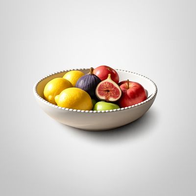 Bowl de Cerámica 20cm Crema