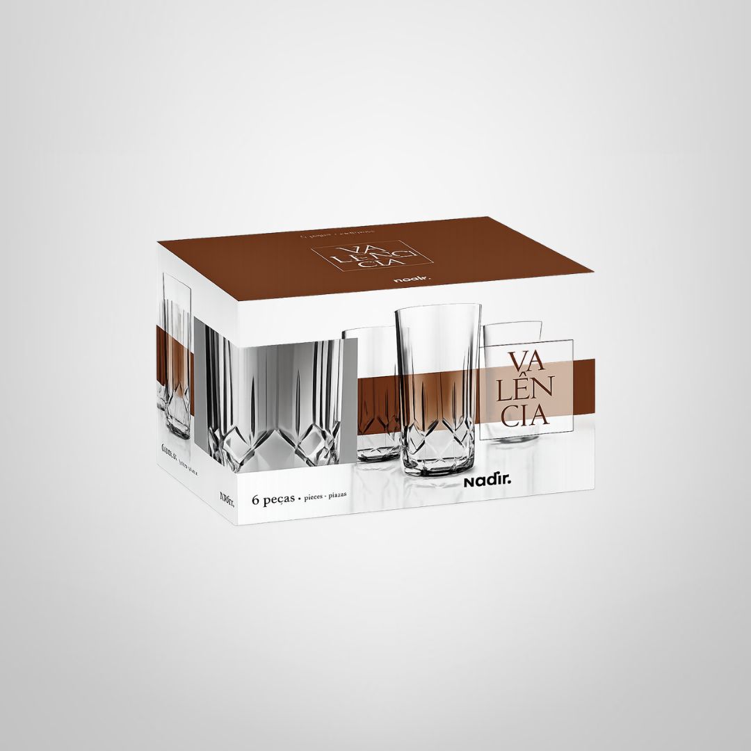 Juego de Vasos x6 395ml "Valencia" NADIR