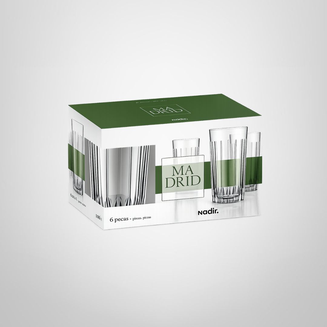 Juego de Vasos x6 395ml "Madrid" NADIR