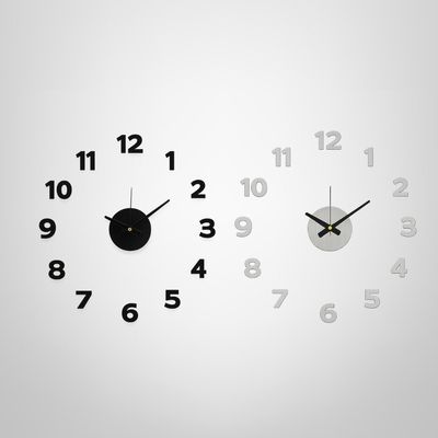 Reloj con Pegatina para Pared de 35cm