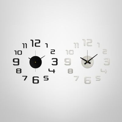 Reloj con Pegatina para Pared de 35cm