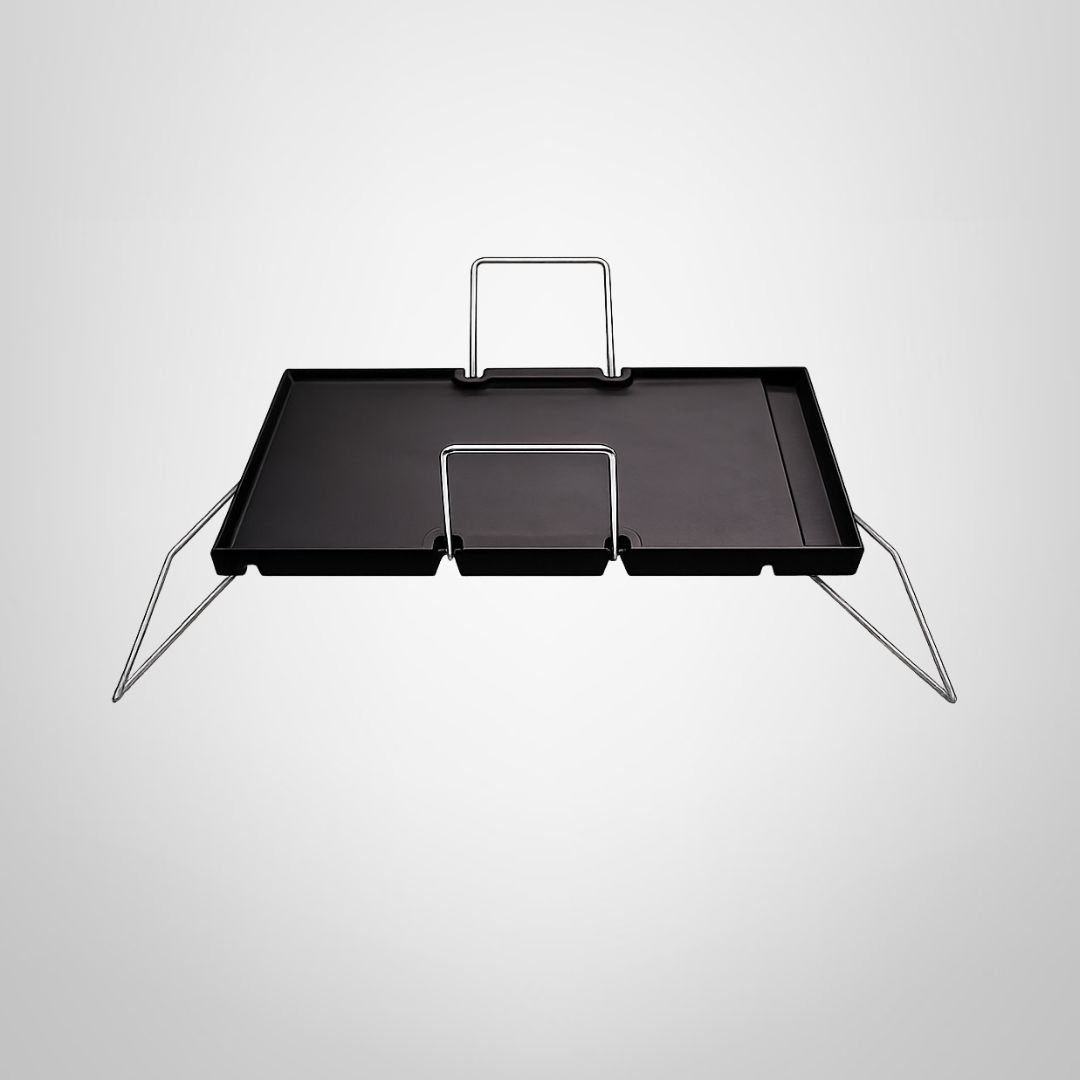 Plancha de Hierro Rectangular con Patas y Asas  42x26x2,3cm