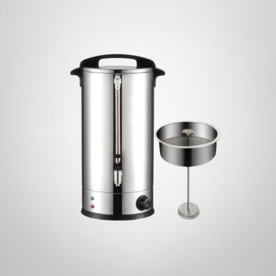 Cafetera Eléctrica 10,5/7 Litros  de Acero Inoxidable
