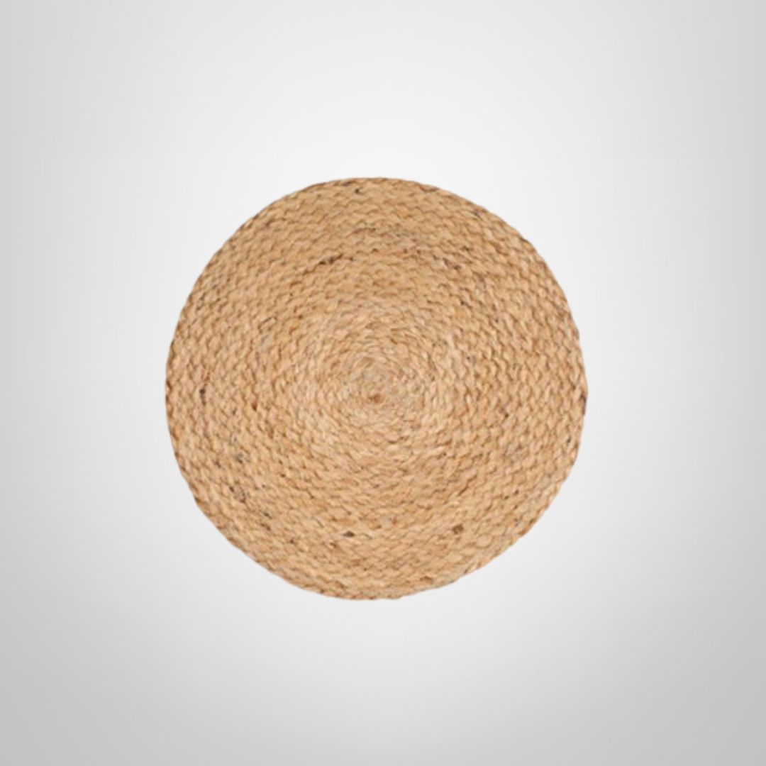 Individual Redondo de Yute Natural  30cm