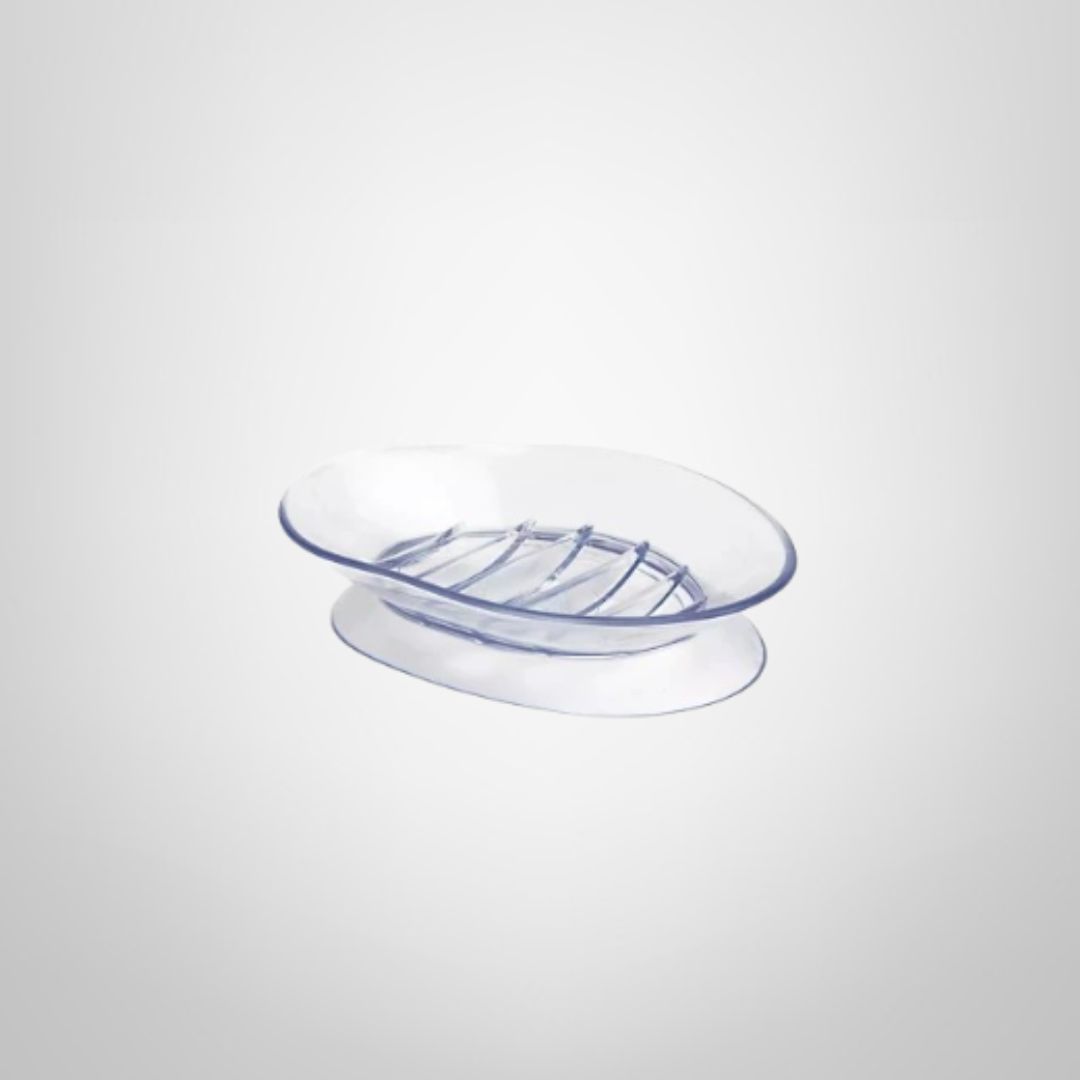 Jabonera Flex de PVC con Ventosa Transparente