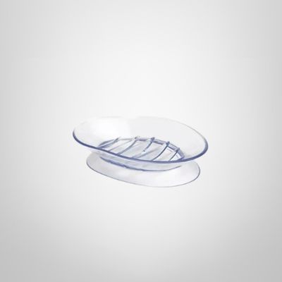 Jabonera Flex de PVC con Ventosa Transparente