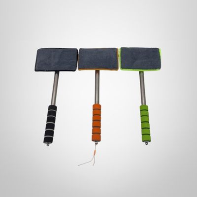 Lampazo Limpiavidrios c/Mango de Metal Extensible 36cm