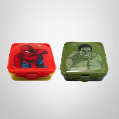 Hermético Cuadrado de PP 500ml SPIDERMAN