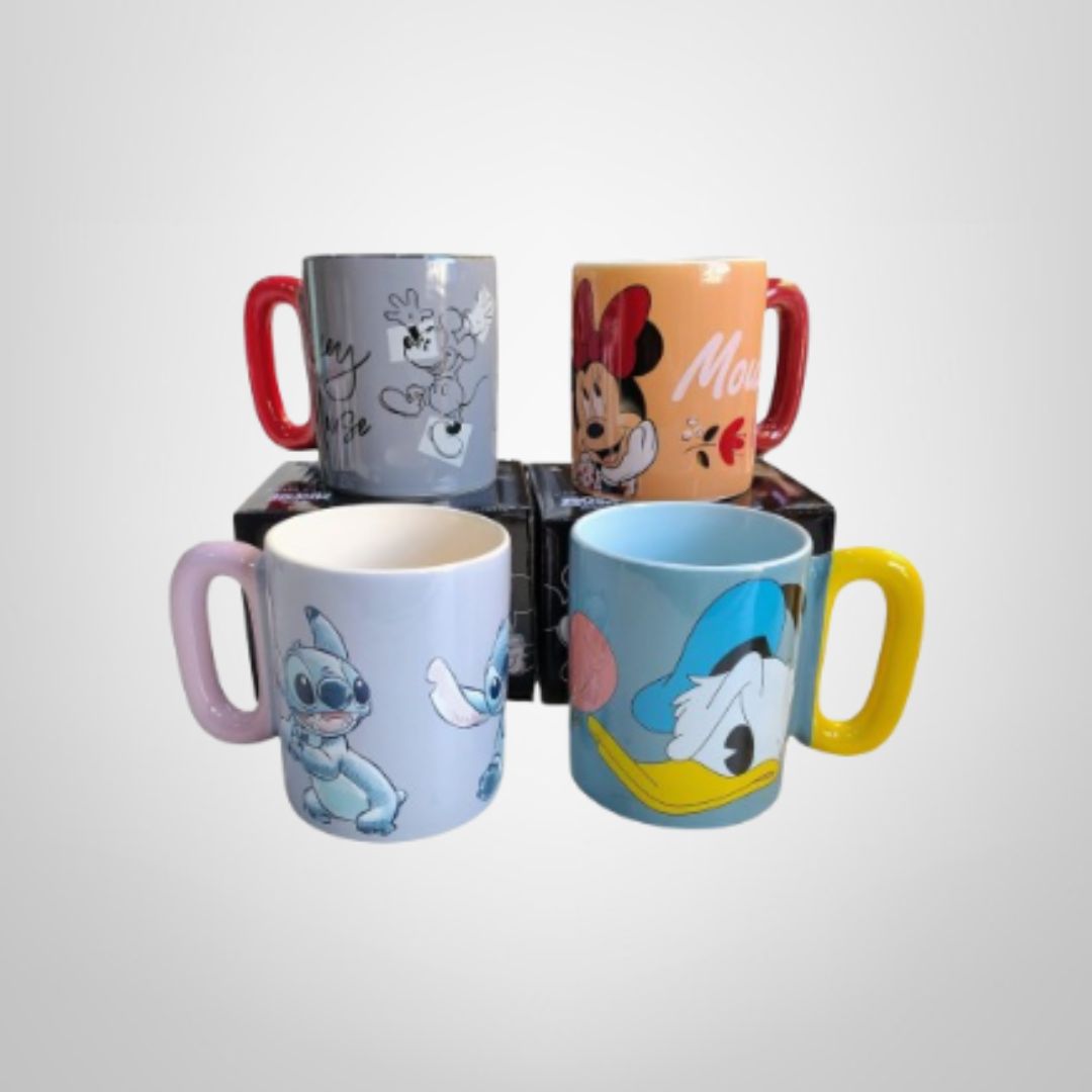Taza de Cerámica c/Asa Grande 350ml Disney Licencias