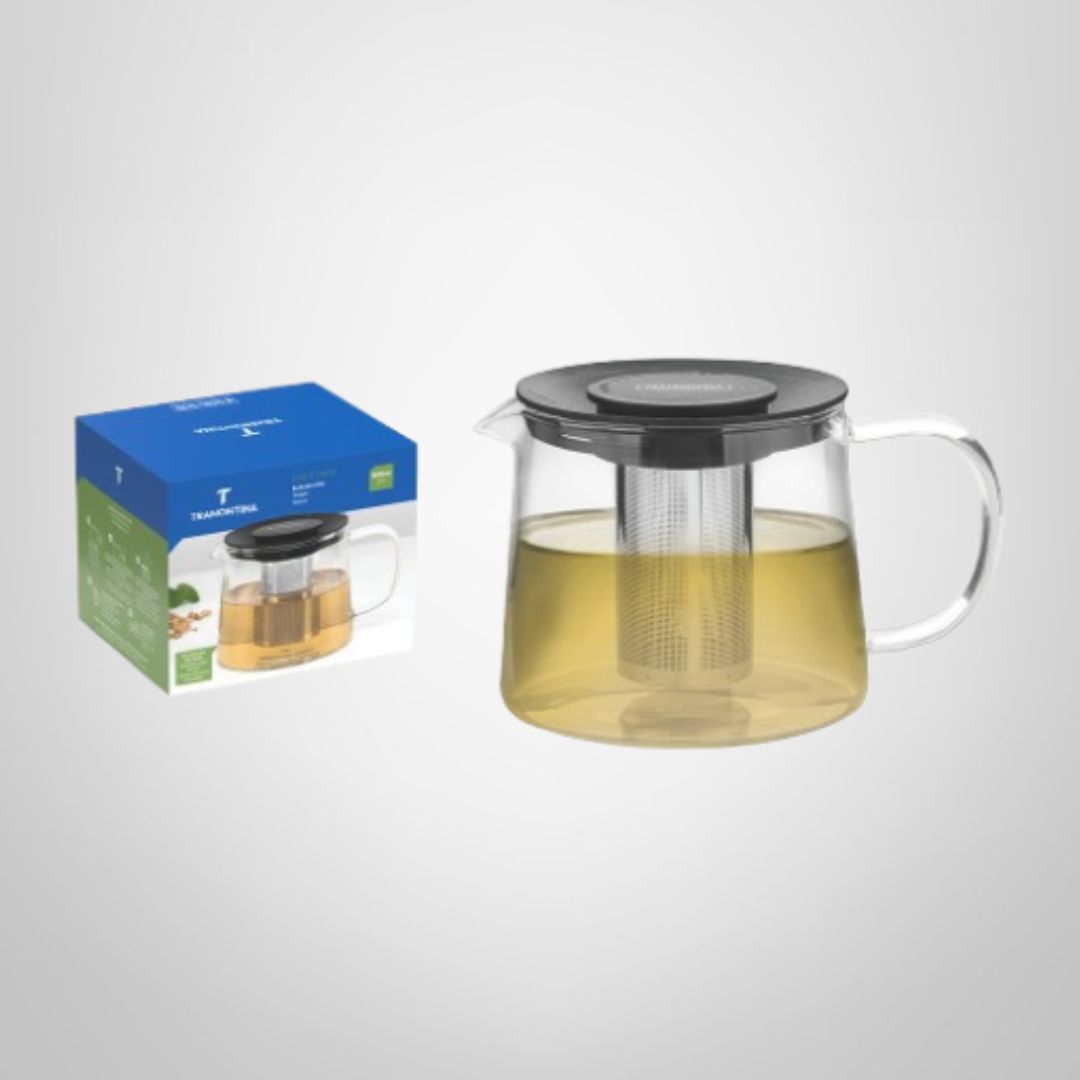 Tetera de Vidrio c/Infusor de 900ml TRAMONTINA