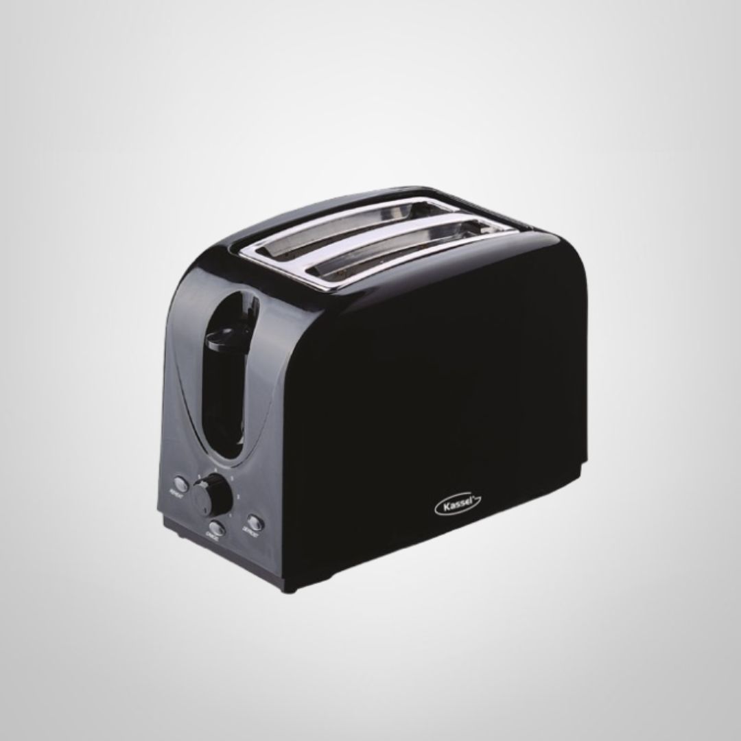 Tostador de 2 Panes 700W Negro KASSEL