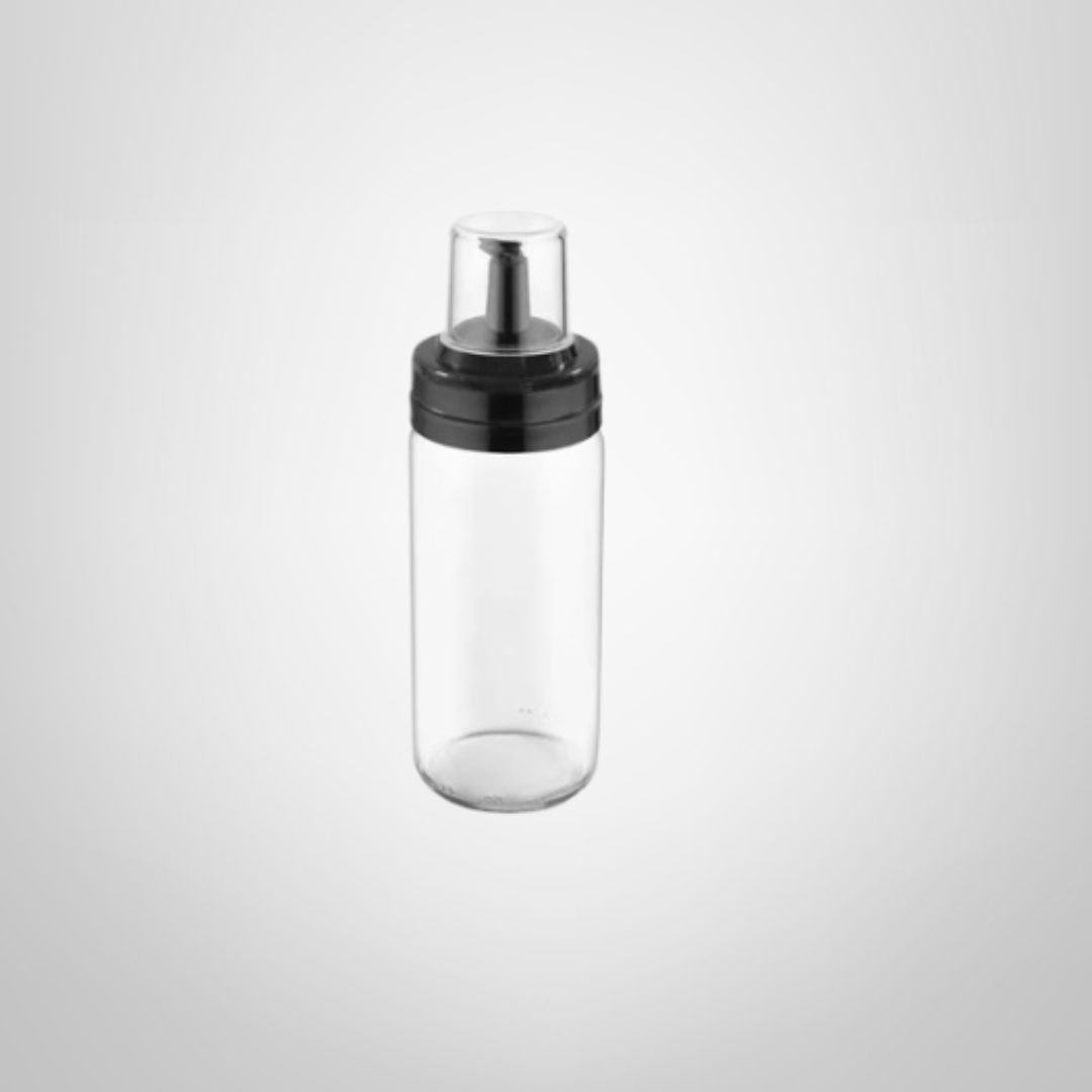 Aceitero de Vidrio c/Tapón Vertedor de 245ml