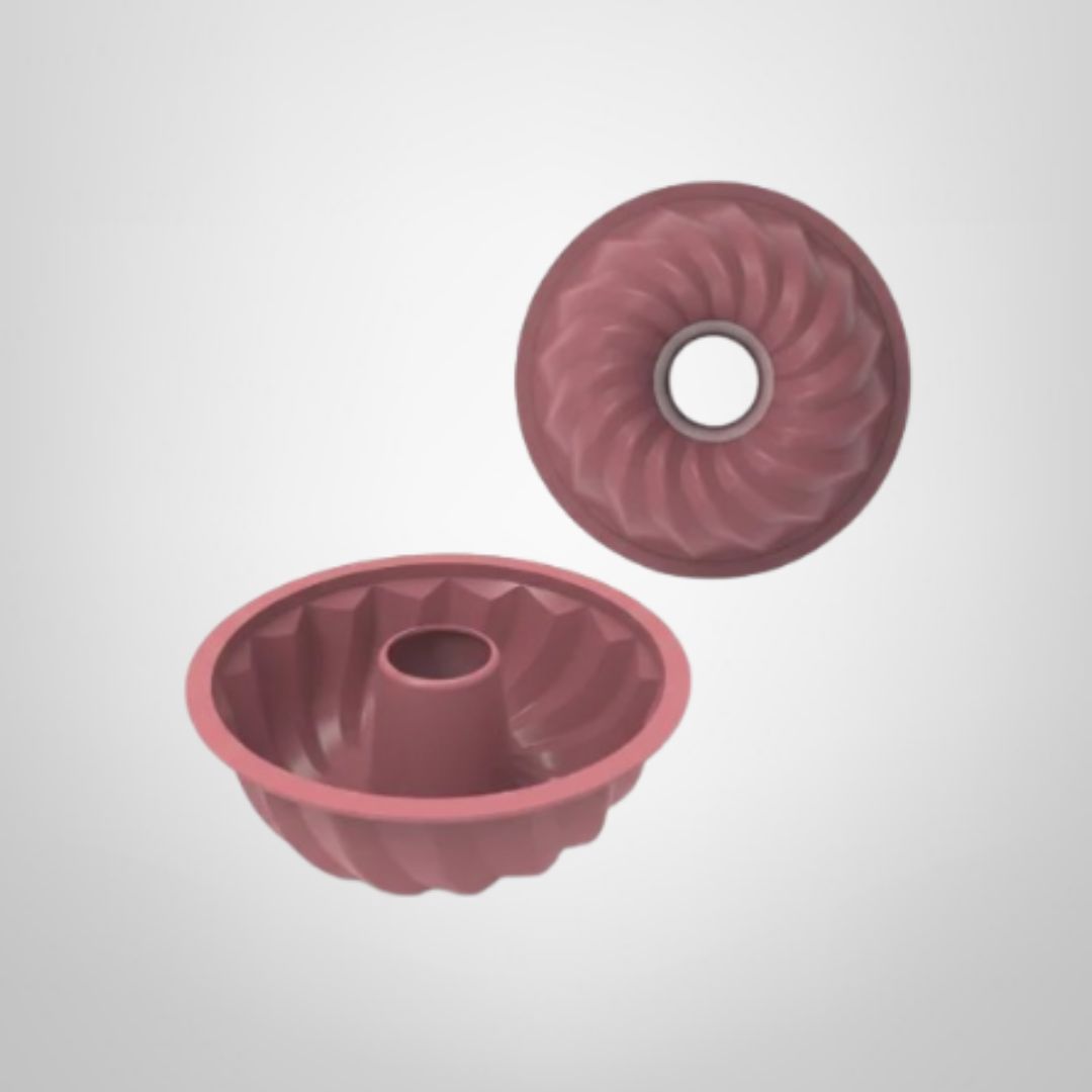 Molde para Flan c/Tubo de Silicona