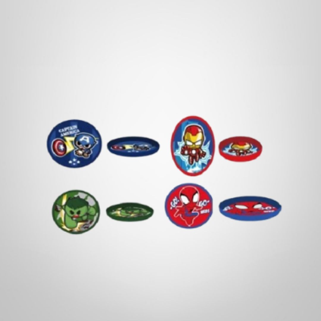 Plato Llano de Plástico MARVEL