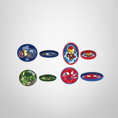 Plato Llano de Plástico MARVEL