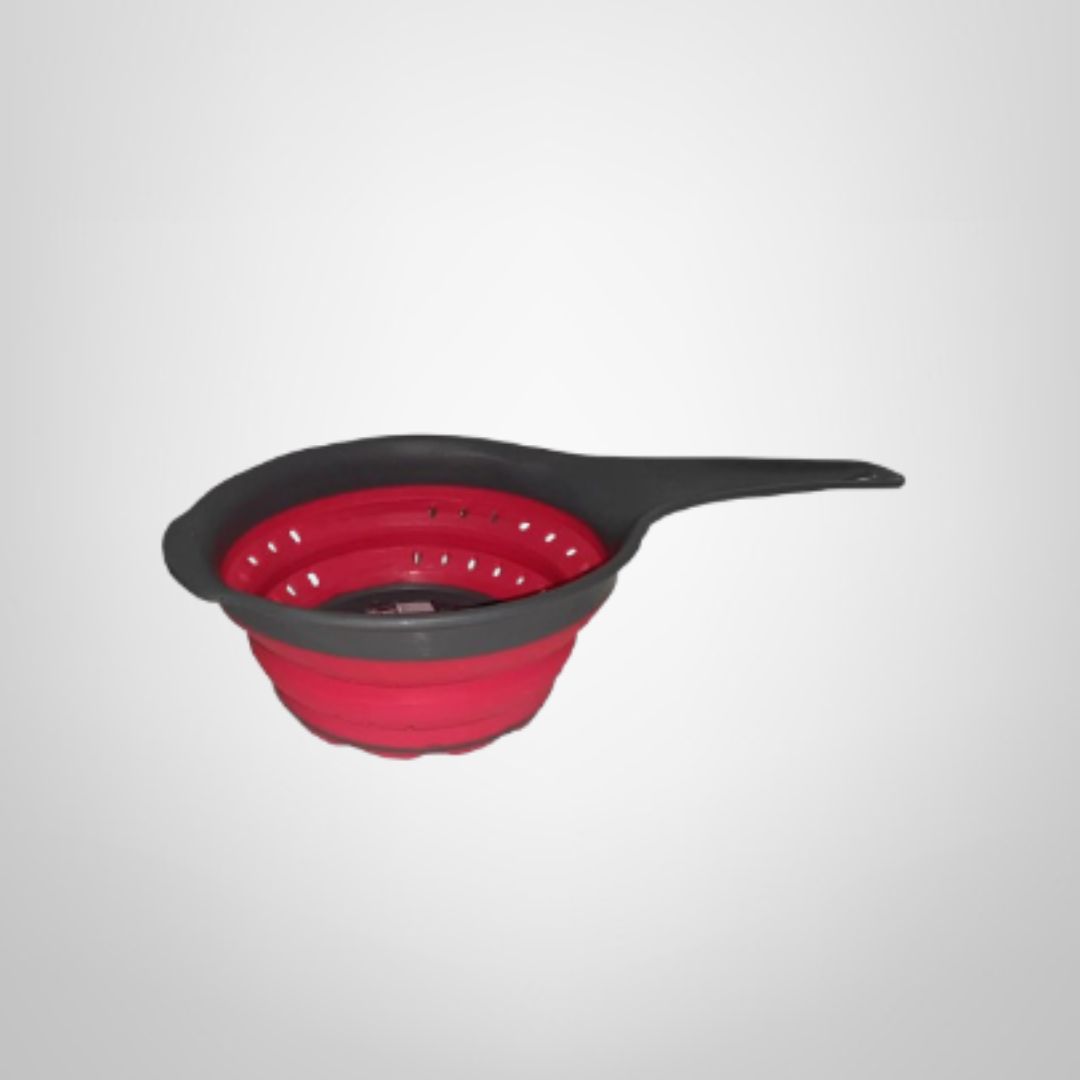 Colador de Silicona Plegable c/Mango 30,5×14 cm