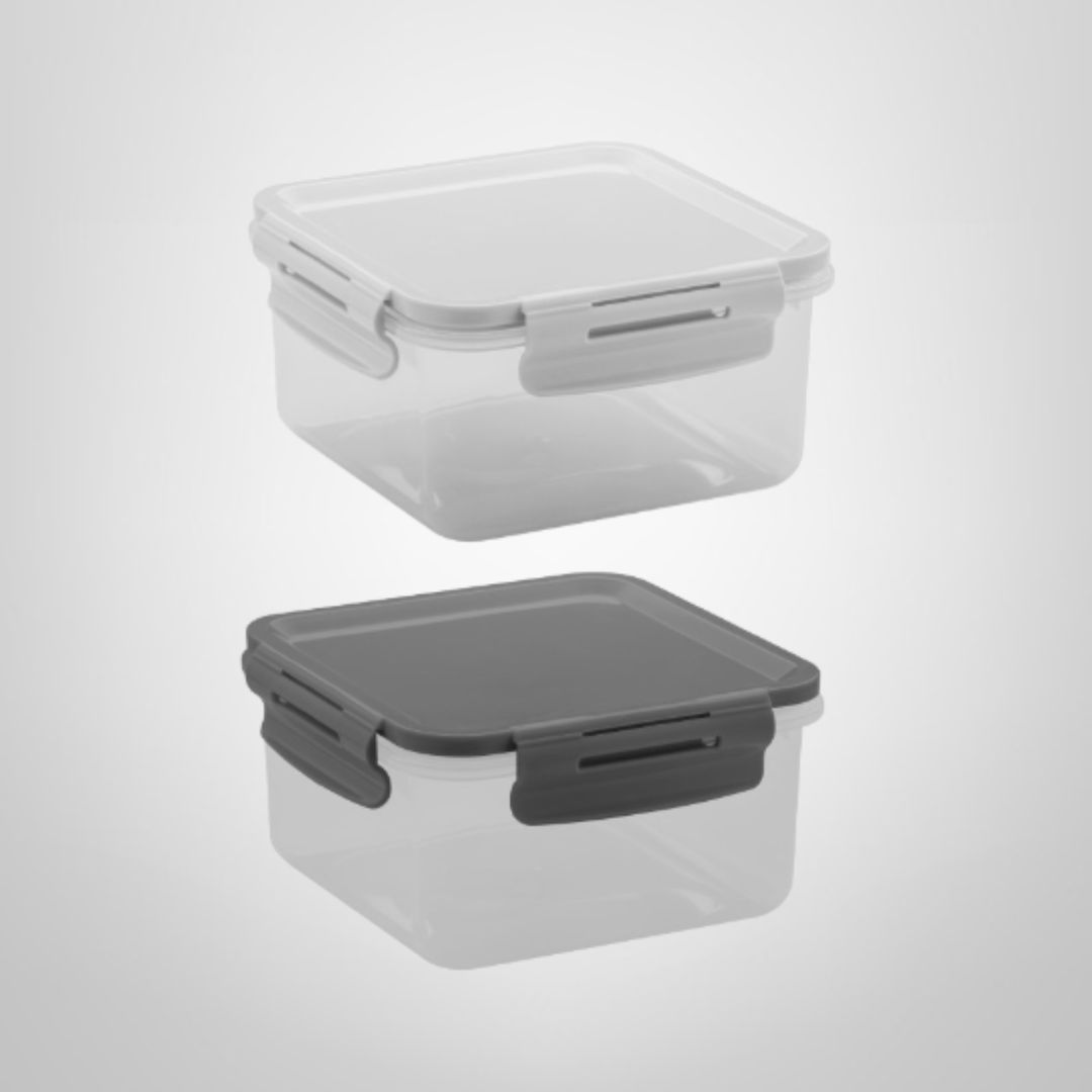 Recipiente Hermético de Plástico 800ml "Click" OU