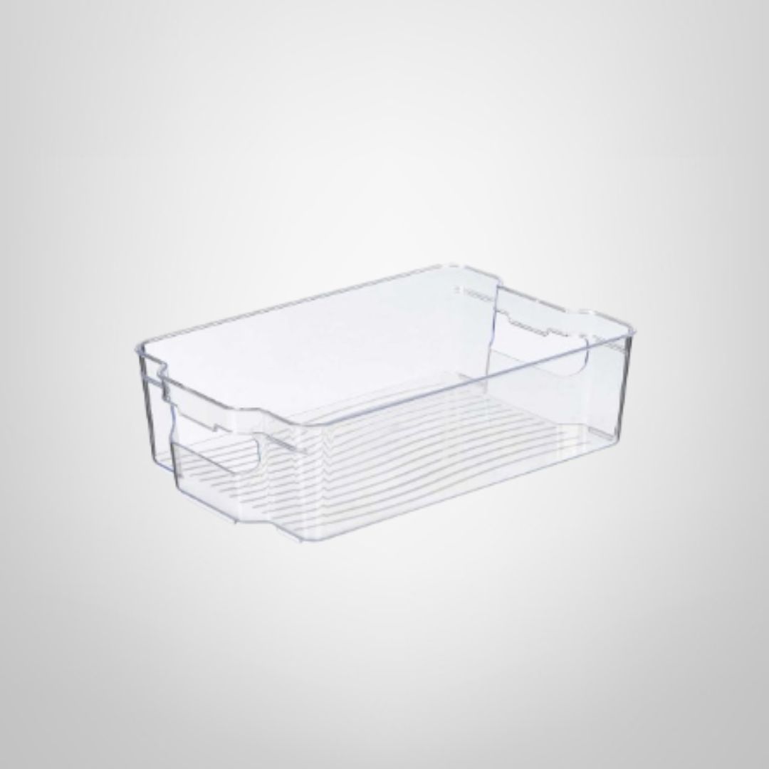 Organizador de Heladera 31x21,5x9cm de Acrílico Transparente KINVARA