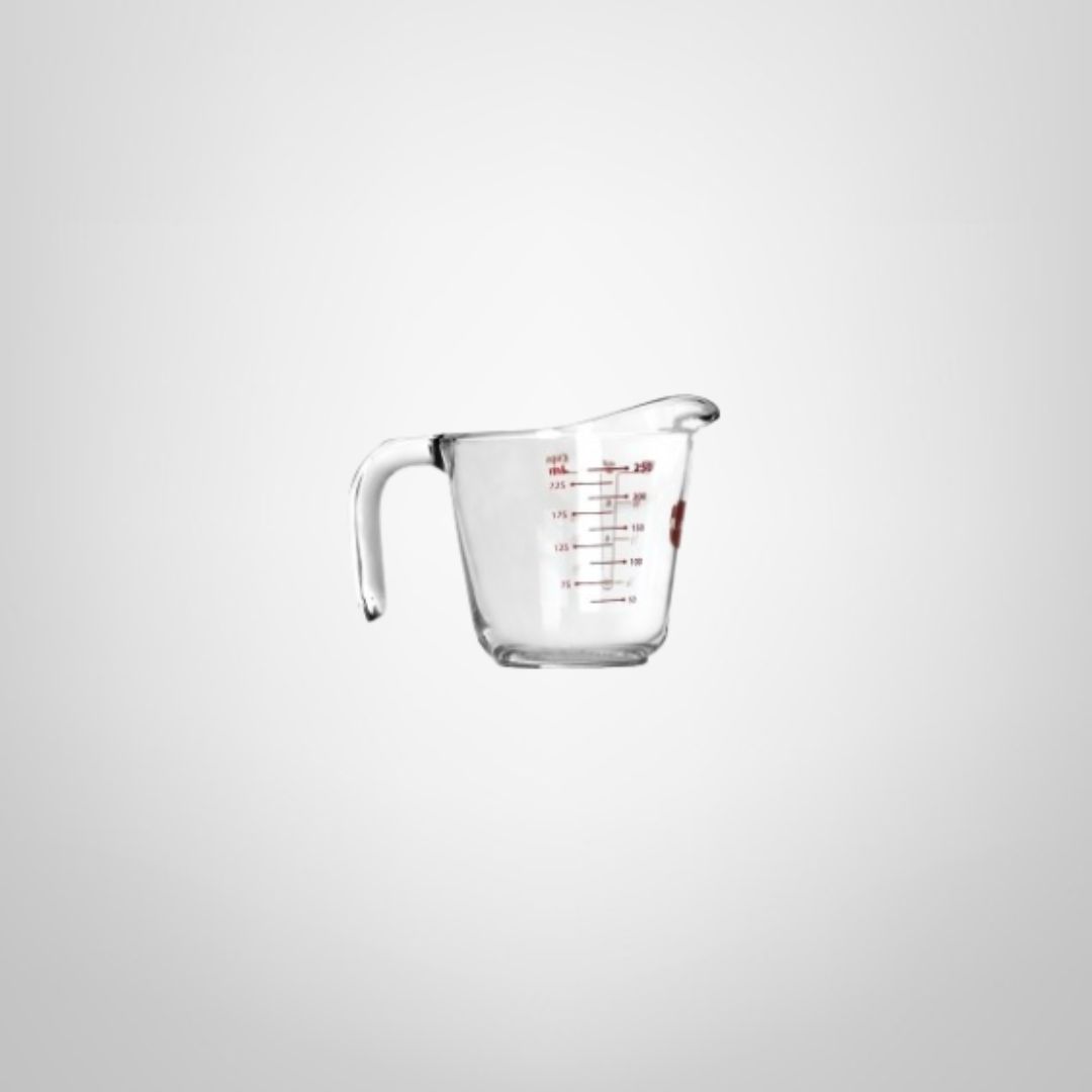 Jarra Medidora de Vidrio Templado 250ml MARINEX