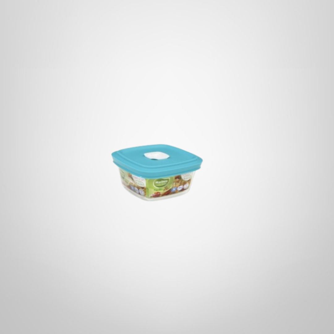 Recipiente de Vidrio Templado c/Tapa Plástica 300ml NADIR