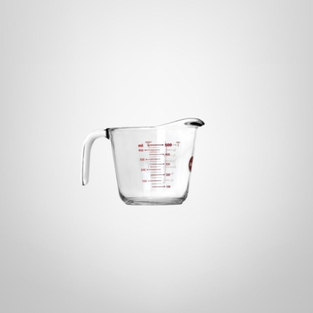 Jarra Medidora de Vidrio Templado 500ml MARINEX