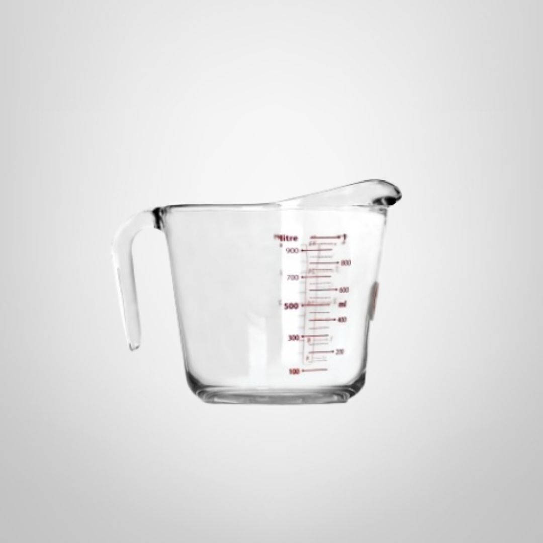 Jarra Medidora de Vidrio Templado 1 Litro MARINEX
