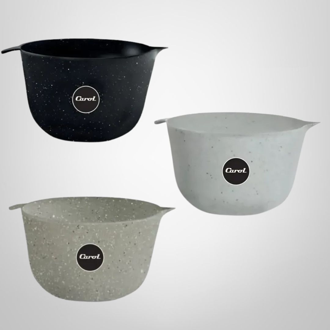 Bowl Batidor c/Pico Vertedor de Plástico 26x12cm (4 Litros) CAROL