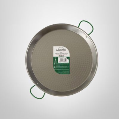 Paellera de Acero Pulido 42cm LA DAHESA