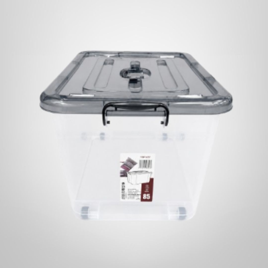 Caja Organizadora c/Ruedas y Trabas 85 Litros