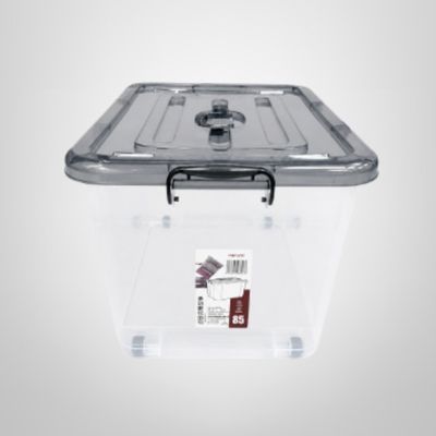 Caja Organizadora c/Ruedas y Trabas 85 Litros