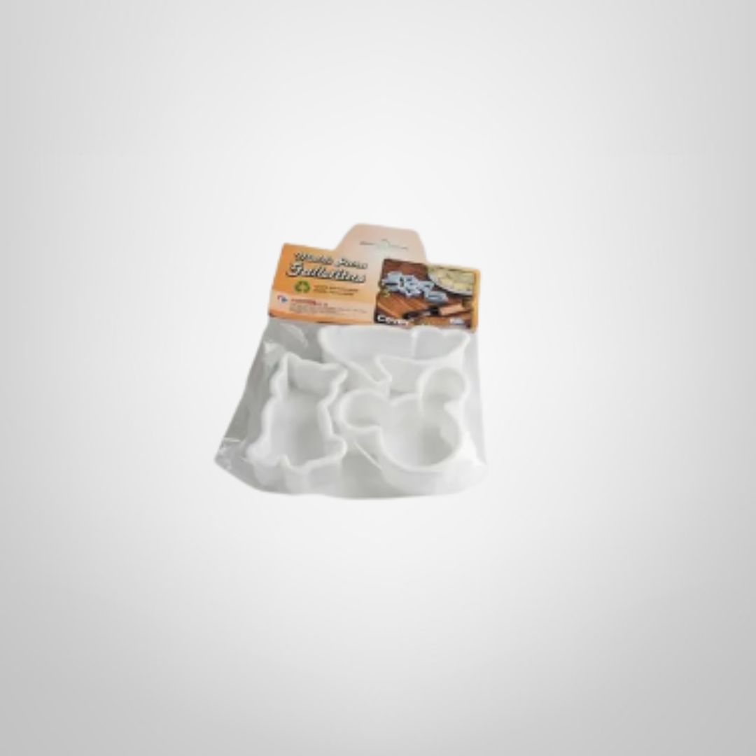 Set de 3 Cortantes para Galletas de Plástico COVEY