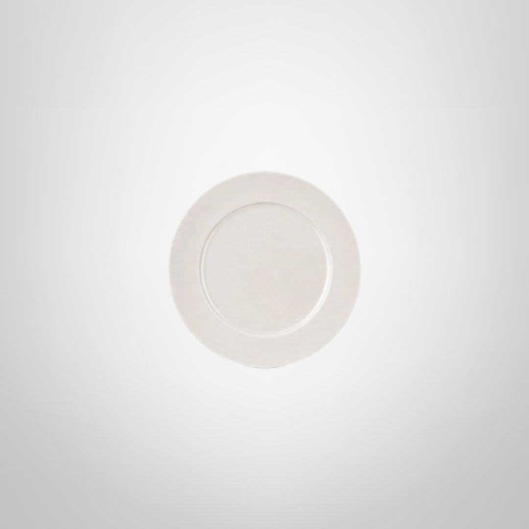 Plato de Cerámica Blanco 17cm