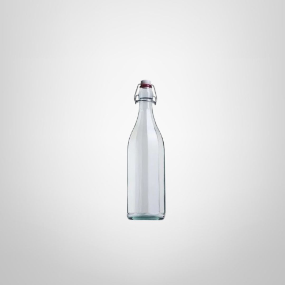 Botella de Vidrio c/Tapa Hermética 500ml