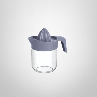 Exprimidor Manual de Plástico c/Jarra de Vidrio 425ml