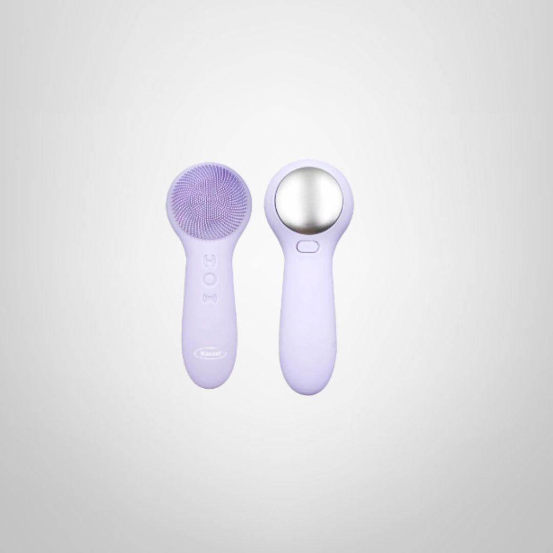 Masajeador y Limpiador Facial c/Vibración de Silicona KASSEL
