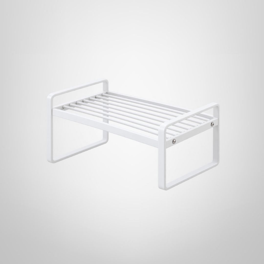 Estante Organizador de Metal 33x20x18,5 Blanco/Negro