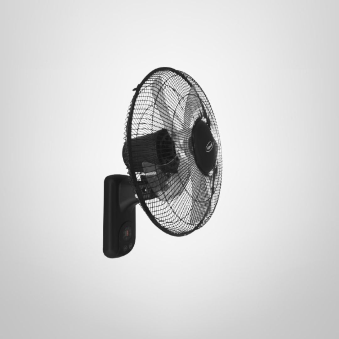 Ventilador de Pared Digital 40cm c/Control Remoto Black KASSEL