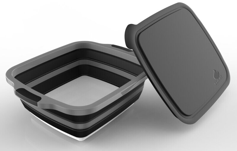 JUNIOR Drip EZ Prep Tub w/ LID -- BLACK --