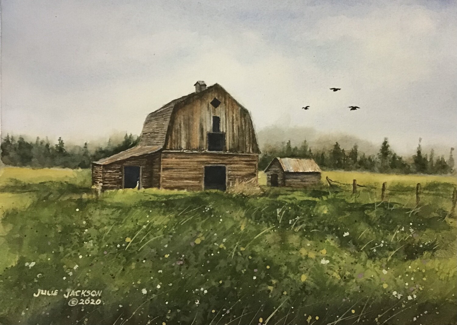 Old High Prairie Barn