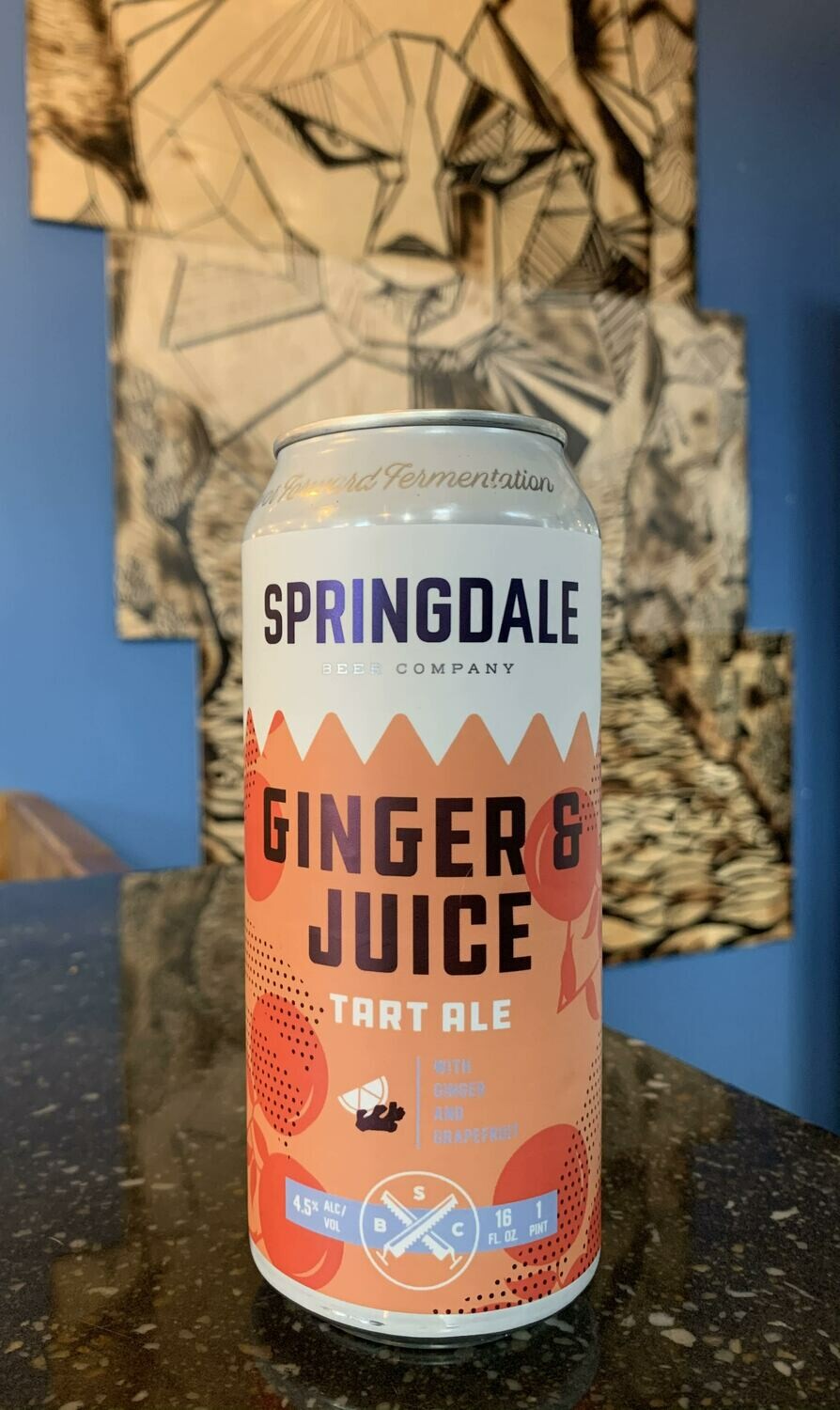 Ginger & Juice 16ozc (Springdale)