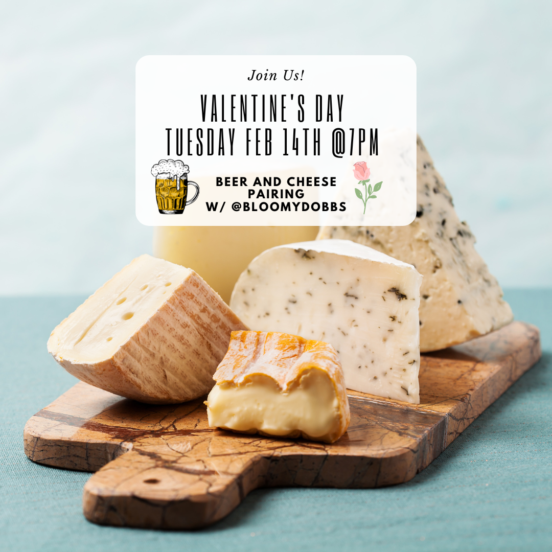 Valentine's Day Beer and Cheese Pairing 2023